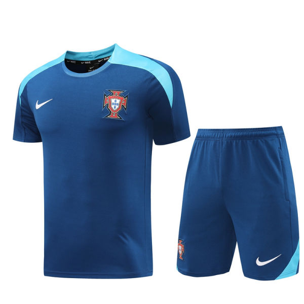 2025 Portugal Sapphire Blue Training Jersey(A Set)