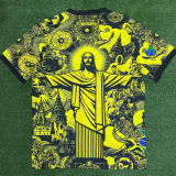2024/25 Brazil Special Edition Yellow Fans Jersey