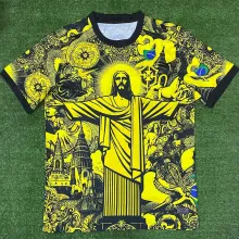 2024/25 Brazil Special Edition Yellow Fans Jersey