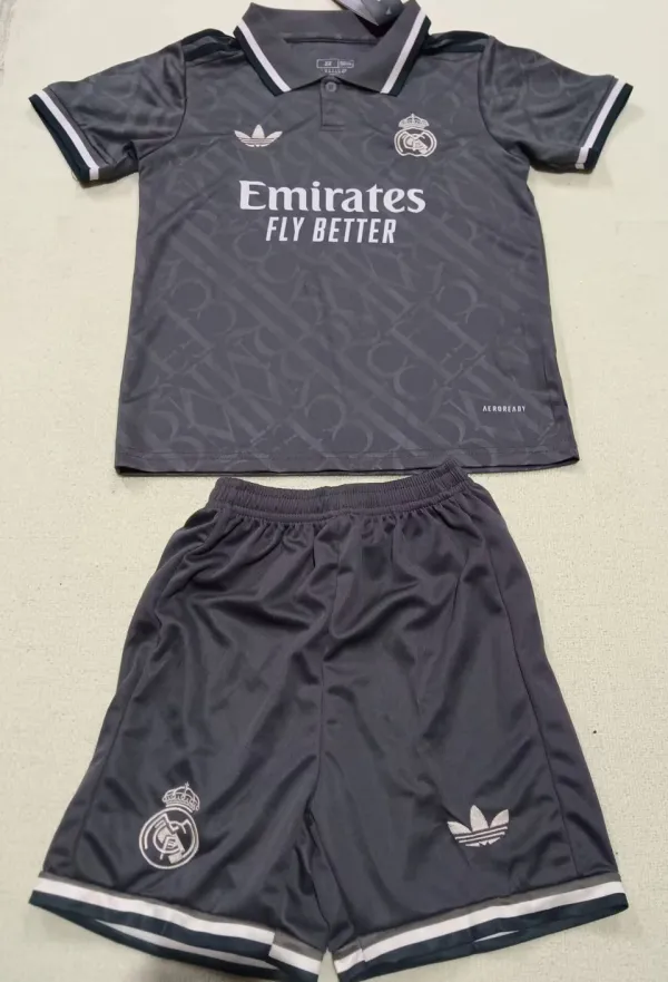 2024/25 RM Third Black Kids Soccer Jersey