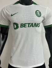 2024 Sporting CP Lisbon White Player Version Soccer Jersey 里斯本