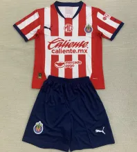 2024/25 Chivas Home Kids Soccer Jersey