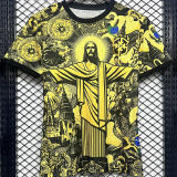 2024/25 Brazil Special Edition Yellow Player Version Soccer Jersey