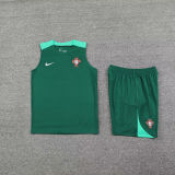 2025 Portugal Green Vest Training Jersey(A Set)