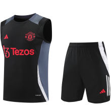 2025 M Utd Black Vest Training Jersey(A Set)