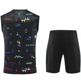 2025 Portugal Black Vest Training Jersey(A Set)