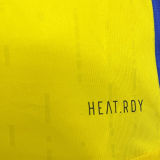 2024/25 Al Nassr Home Yellow Player Version Soccer Jersey