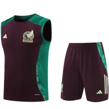 2025 Mexico Brown Vest Training Jersey(A Set)