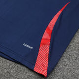 2025 M Utd Sapphire Blue Vest Training Jersey(A Set)