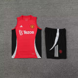 2025 M Utd Red Vest Training Jersey(A Set)