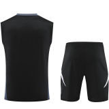 2025 M Utd Black Vest Training Jersey(A Set)