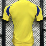 2024/25 Al Nassr Home Yellow Player Version Soccer Jersey