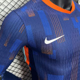 2024/25 NL Away Blue Player Version Long Sleeve Jersey