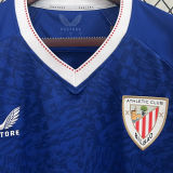 2024/25 Bibao AT Away Blue Fans Soccer Jersey