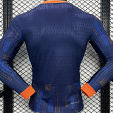 2024/25 NL Away Blue Player Version Long Sleeve Jersey