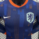 2024/25 NL Away Blue Player Version Long Sleeve Jersey