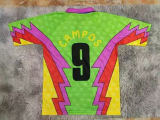 1995 Mexico Green Campos #9 GoalKeeper Retro Soccer Jersey主