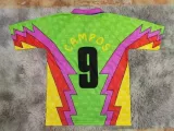 1995 Mexico Green Campos #9 GoalKeeper Retro Soccer Jersey主