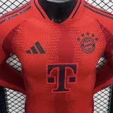 2024/25 BFC Home Red Long Sleeve Player Version Jersey