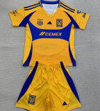 2024/25 U.A.N.L Tiger Home Yellow Kids Soccer Jersey