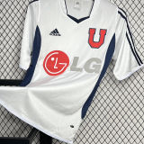 2003 Universidad de Chile Away White Retro Soccer Jersey