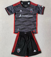 2024/25 D.C. United Home Black Kids Soccer Jersey 华盛顿特区联