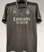 2024/25 RM 1:1 Quality Third Black Fans Soccer Jersey