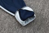 2025 France Sapphire Blue Hoody Zipper Jacket Windbreaker