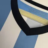 2014 Argentina Home Retro Soccer Jersey