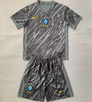 2024/25 Brazil GK Kids Soccer Jersey