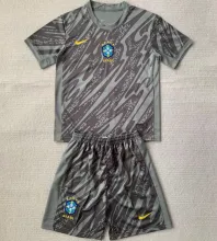 2024/25 Brazil GK Kids Soccer Jersey