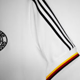 1986 Germany Home White Retro Soccer Jersey