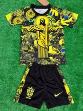 2024/25 Brazil Yellow Special Edition Kids Soccer Jersey 耶稣黄色