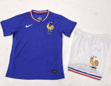 2024/25 France Home Player Version Kids Jersey 球员版童装