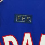 ZIDANE #10 France Home Blue Retro Soccer Jersey 1998 (右胸带小字) ★★