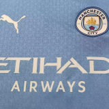 2024/25 Man City Home Blue Player Version Kids Jersey 球员版童装