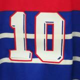 ZIDANE #10 France Home Blue Retro Soccer Jersey 1998 (右胸带小字) ★★