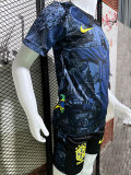 2024/25 Brazil Blue Special Edition Kids Soccer Jersey 耶稣蓝色