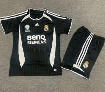 2006/07 RM Away Black Retro Kids Soccer Jersey