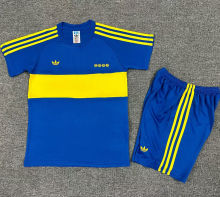 1981 Boca Home Blue Retro Kids Soccer Jersey