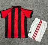 1998/99 AC Home Retro Kids Soccer Jersey