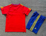 2010 Spain Home Kids Retro Soccer Jersey