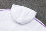2025 Germany White Hoody Zipper Jacket Windbreaker