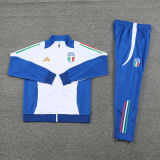 2025 Italy White Jacket Tracksuit
