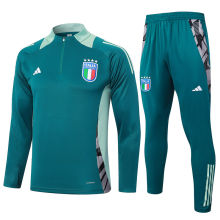 2025 Italy Dark Green Sweater Tracksuit