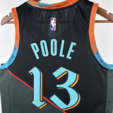 2025 Wizards POOLE #13 Black City Edition NBA Jerseys