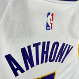2025 Lakers ANTHONY #7 White NBA Jerseys 热压