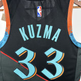 2025 Wizards KUZMA #33 Black City Edition NBA Jerseys