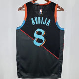 2025 Wizards AVDIJA #8 Black City Edition NBA Jerseys