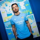 2024/25 Man City Home Blue Player Version Long Sleeve Jersey